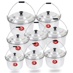 Slique by Winland Cookware Casserole Sauce Pot Heavy Duty Bakelite Swing Cauldron Handle w/ Cover