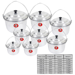 Slique by Winland Cookware Casserole Sauce Pot Heavy Duty Ordinary Swing Handle w/ Cover & knobs