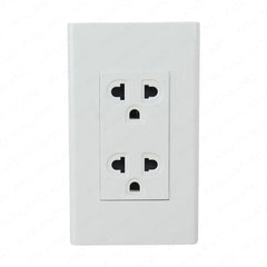 Powerhouse by Winland 1/2/3 Gang Plate with Universal Outlet 120mm x 70mm (250V/16A)