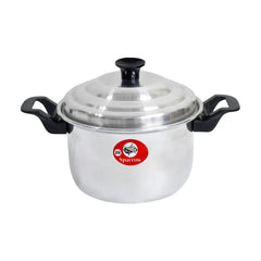 Slique by Winland Cookware Casserole Sauce Pot Heavy Duty Bakelite Double Handle w/ Cover & knobs