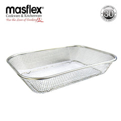 Masflex by Winland Stainless Steel Large & Slim Rectangular Mesh Basket GM-1881