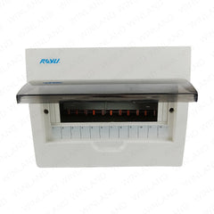 Royu Metal Base Distribution Panel Box with Busbar 12 Modules RUMF01D2N12