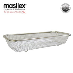 Masflex by Winland Stainless Steel Large & Slim Rectangular Mesh Basket GM-1881