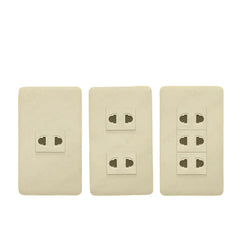 Royu by Winland Classic Series Outlet Set 1-Gang, 2-Gang & 3-Gang with High Impact Resistance