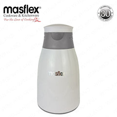Masflex by Winland 1.0 L/1000mL Food-Grade Plastic Materials Vacuum Flask with Push Button BG-0410