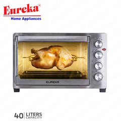 Eureka by Winland 40L Electric Oven with Rotisserie & Light Multi-cooking Function 2000W EEOR-40L S