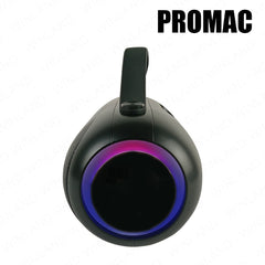 Promac by Winland Portable Bluetooth Speaker USB/TF MP3 Playback, FM Radio with LED Light T2(PROMAC)