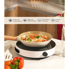 Eureka by Winland Round Induction Cooker 6-Cooking Functions with Child Lock Safety Feature EIC SHR