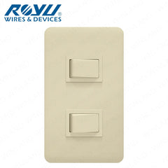Royu by Winland Classic Series 1-Way Switch 1-Switch, 2-Switch & 3-Switch w/ High Impact Resistance