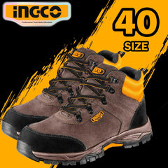 Ingco by Winland Safety Boots, SB Class, Leather and EVA/Rubber Sole, Oil Resistant SSH11SB ING-HT