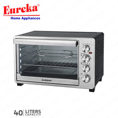 Eureka by Winland 40L Electric Oven with Rotisserie & Light Multi-cooking Function 2000W EEOR-40L S