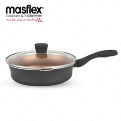 Masflex by Winland Prestige Series Induction Non Stick Forged Deep Frypan w/ Glass Lid 26cm MK-26DFP