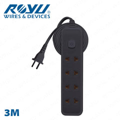 Royu by Winland 4+1 Gang 3M, 6M, 9M Extension Cord w/ Push Button Switch & Light Indicator REDEC135