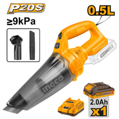 Ingco by Winland P20S/20V Lithium-Ion Cordless Vacuum Cleaner COSLI29832 ING-CT