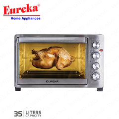Eureka by Winland 35L Electric Oven with Rotisserie & Light Multi-Cooking Function 1500W EEOR-35L S