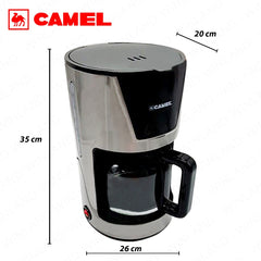 Camel by Winland 1.5 Liters Mechanical Drip Coffee Maker Up to 12-15 Cups Capacity 900watts CCM-203D