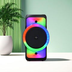 Promac by Winland 12in Portable BL Speaker with Trolley and LED Flamelight 200W PMPO PORTASOUND-1290