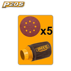 Ingco by Winland P20S/20V Lithium-Ion 125mm(5") Cordless Random Orbit Sander ING-CT