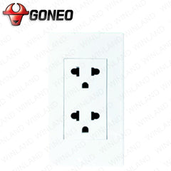 Bull/Goneo by Winland Duplex Universal Outlet Set 16A/250V (G34Z233A)