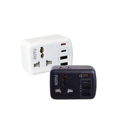 Royu by Winland International + Flat Adapter with USB (2A+1C & 1 Fast C) REDPL128
