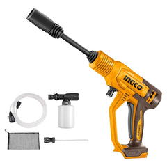 Ingco by Winland P20S/20V Lithium-Ion Cordless Pressure Washer (24.8Bar/2.8L/min) ING-CT