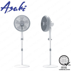 Asahi by Winland 16inches(405mm) Plastic Grill Power Stand Fan 5-Leaf Blades 65Watts PG-6083