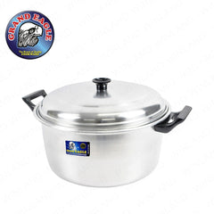 Grand Eagle by Winland Aluminum Caserole Set-5PCS (18,22,26,30,34) Sauce Pot Double Handle w/ Cover