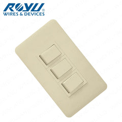 Royu by Winland Classic Series 1-Way Switch 1-Switch, 2-Switch & 3-Switch w/ High Impact Resistance
