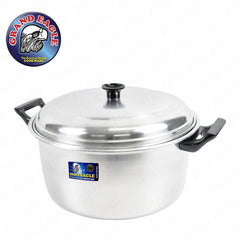 Grand Eagle by Winland Aluminum Caserole Set-5PCS (18,22,26,30,34) Sauce Pot Double Handle w/ Cover