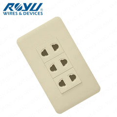 Royu by Winland Classic Series Outlet Set 1-Gang, 2-Gang & 3-Gang with High Impact Resistance