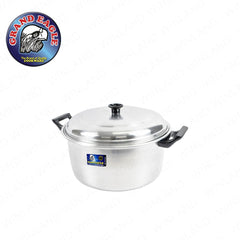 Grand Eagle by Winland Aluminum Caserole Set-5PCS (18,22,26,30,34) Sauce Pot Double Handle w/ Cover