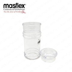 Masflex by Winland Set of 2 Pieces Acrylic Sauce Dispenser, Condiment Bottle & Salt Pepper Dispenser