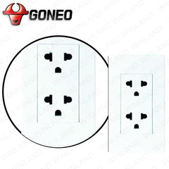 Bull/Goneo by Winland Duplex Universal Outlet Set 16A/250V (G34Z233A)