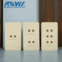 Royu by Winland Classic Series Outlet Set 1-Gang, 2-Gang & 3-Gang with High Impact Resistance