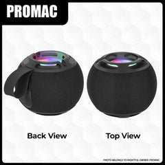 Promac by Winland Mini Rechargeable Bluetooth Speaker with MP3 Player and FM Radio PBS-1030