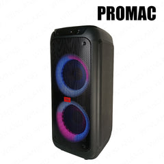 Promac by Winland 2x8in 2x8inches Party Speaker with Bluetooth USB/SD/FM & 2-Wireless Mic PS-2X82