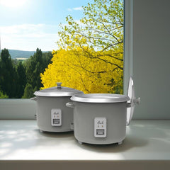Asahi by Winland 1.5-Liters Rice Cooker with Steamer 8-cups Capacity 500W RC-86