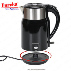 Eureka by Winland 1.8Liters 360° Rotating Base Optiwarm Electric Kettle/Water Heater 1500W EKW-1.8L
