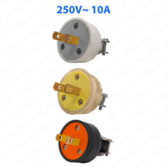 Royu Electrical Heavy Duty Regular PVC Plug with Clamp 250V~ 5A/10A
