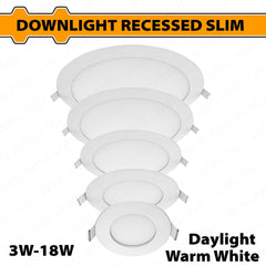 Firefly by Winland Recessed Safety Downlight (3W-18W / 100-240V) (Daylight/Warm White)