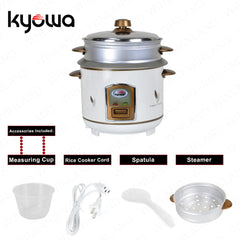 Kyowa by Winland Rice Cooker 2.2 Liters | 10-12 cups with Keep Warm System & Steamer KW-2025