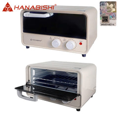 Hanabishi by Winland 12L Oven Toaster 2 Knobs for Timer & Temperature, 90-230ºC Temperature Control