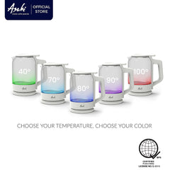 Asahi by Winland 1.5Liters Cordless Digital Electric Kettle 2000W EK-154