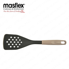 Masflex by Winland Kitchen Utensil Turner with Nylon Head & Soft Touch Handle - (Grey) HI-4127