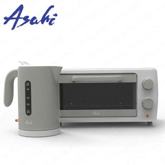 Asahi by Winland 1.2-Liters Electric Kettle and Asahi 10-Liters Oven Toaster EK-124+OT-101(BUNDLE)