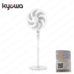 Kyowa by Winland 16 Inches Silent Comfort Electric Fan | Stand Fan 7-Blades Patented Design KW-6720