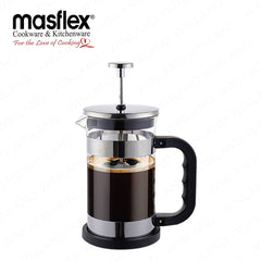 Masflex by Winland 1Liter Borosilicate Glass French Coffee Press Coffee Lovers Classic Design DH-791