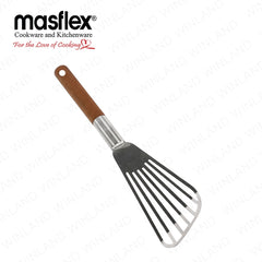 Masflex by Winland Stainless Steel Fish Spatula with Wooden Handle CL-323