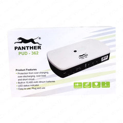 Panther by Winland Mini DC UPS 36W 5V/9V/12V/POE for Wifi Router, Modem, Biometrics, CCTV Cameras