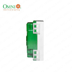 Omni by Winland Duplex Universal Outlet with Ground (16A/250V~) -WWG-402